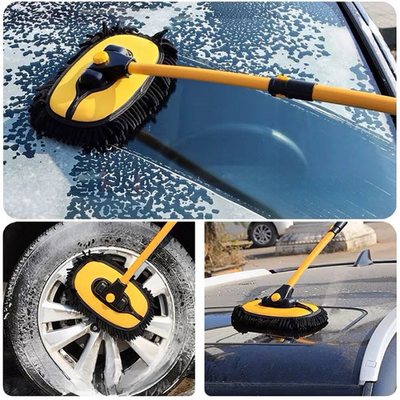 EasyWash Car™ - Brosse à Manche Courbé Télescopique