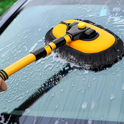 EasyWash Car™ - Brosse à Manche Courbé Télescopique