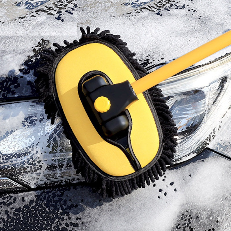 EasyWash Car™ - Brosse à Manche Courbé Télescopique